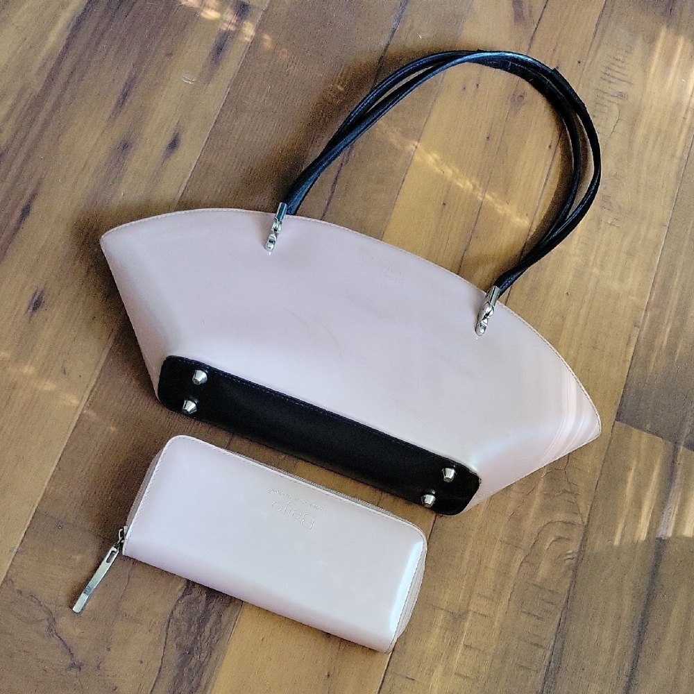 Beijo Pink Shoulder Bag and Wallet